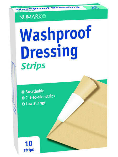 Numark Washproof Dressing Strips