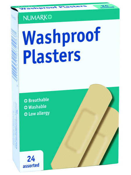 Numark Washproof Plasters