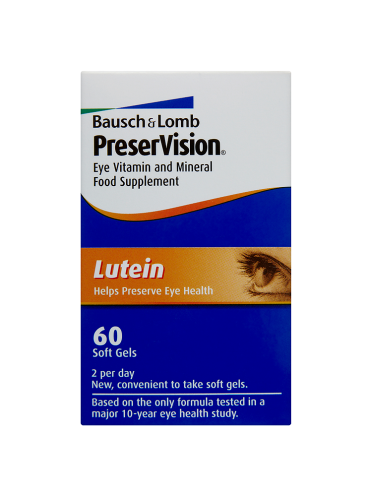 Bausch & Lomb PreserVision Lutein 60 Soft Gels