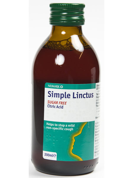 Numark Sugar Free Simple Linctus