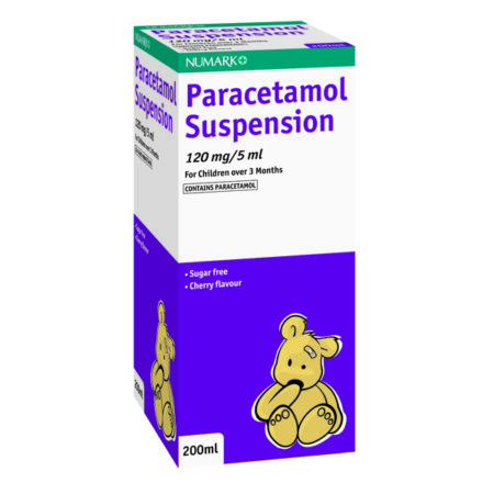 Numark Paracetamol 120mg/5ml Suspension