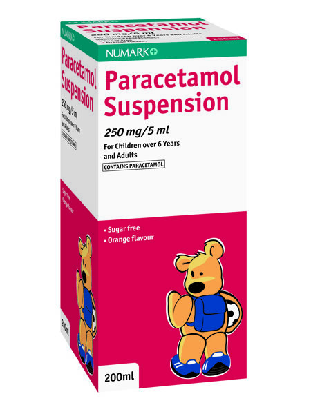 Numark Paracetamol 250mg/5ml Suspension