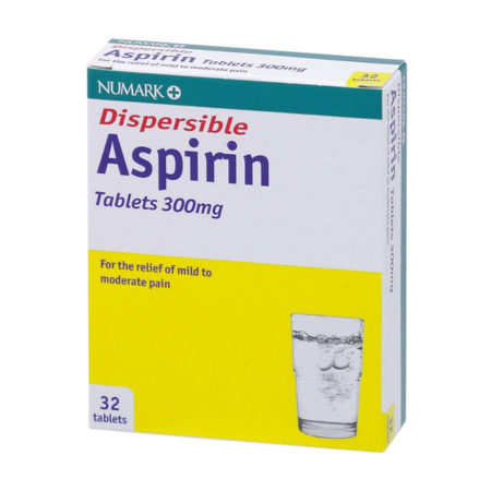 Numark Dispersible Aspirin 300mg Tablets