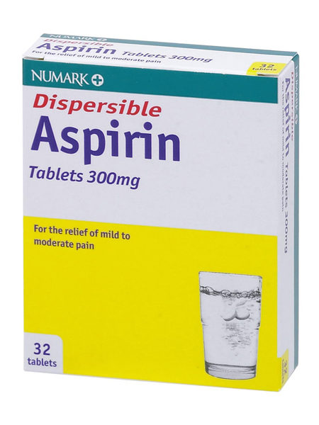 Numark Dispersible Aspirin 300mg Tablets