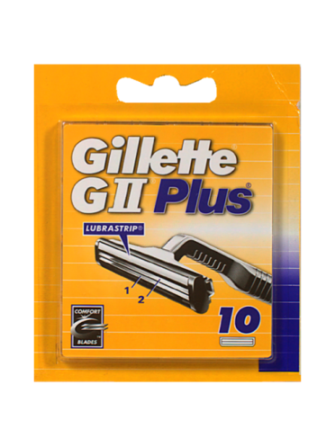Gillette G II Plus Replacement Cartridges 10 Pack