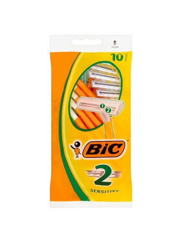 BIC 2 Sensitive 10 Razors