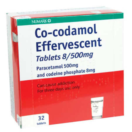 Numark Co-codamol 8/500mg Effervescent Tablets