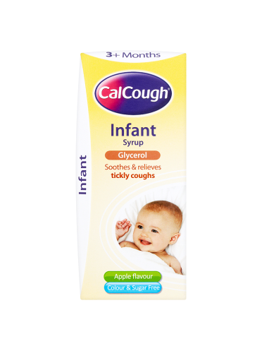 Calcough Infant Syrup Apple Flavour 3+ Months 125 ml