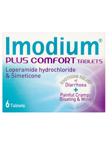 Imodium Plus Comfort Tablets 6 Tablets