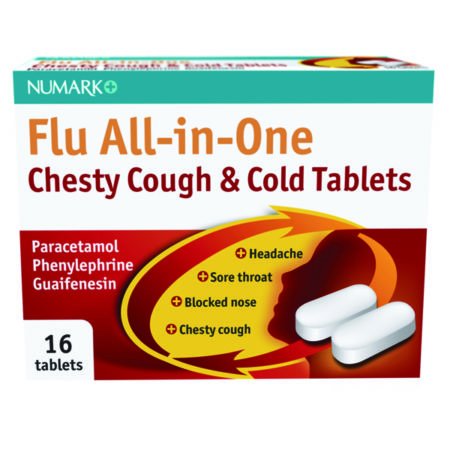 Numark Flu All-in-One Chesty Cough & Cold Tablets