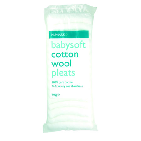Numark Babysoft Cotton Wool Pleats