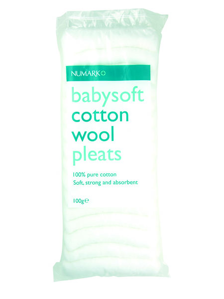 Numark Babysoft Cotton Wool Pleats