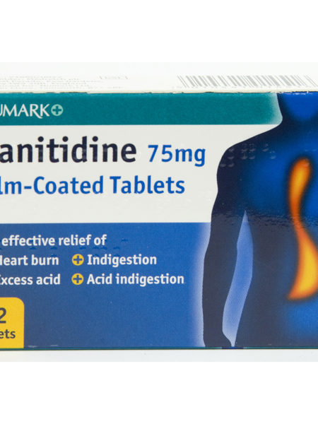 Numark Ranitidine 75mg Film-Coated Tablets