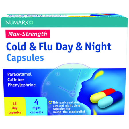 Numark Max Strength Cold & Flu Day & Night Capsules