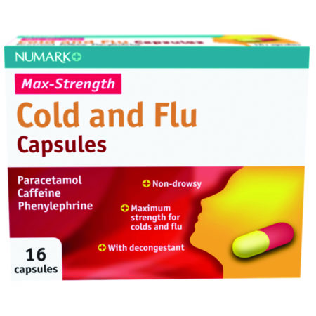 Numark Max Strength Cold & Flu Capsules