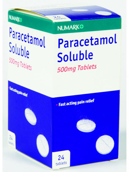 Numark Paracetamol 500mg Soluble Tablets