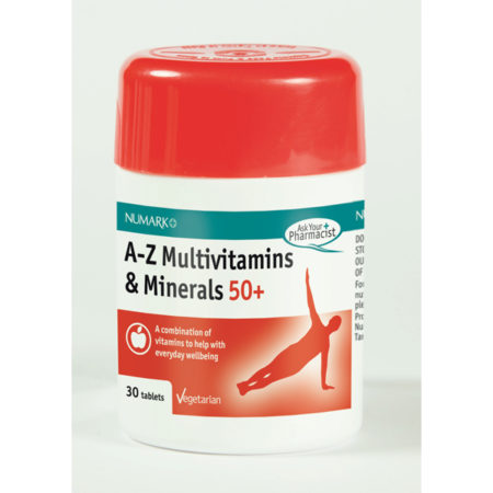 Multivitamins & Minerals A-Z 50+ Tablets