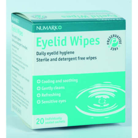 Numark Eyelid Wipes