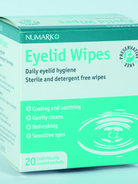 Numark Eyelid Wipes