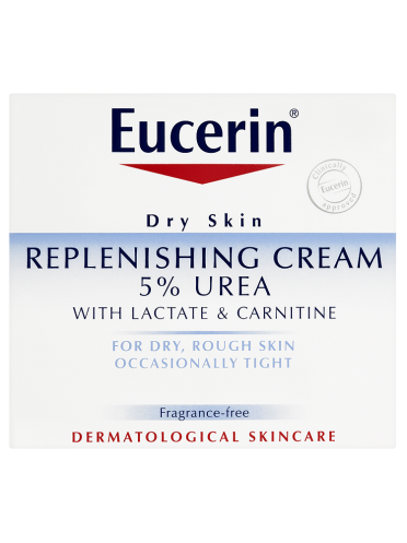 Eucerin Dry Skin Replenishing Cream 5% Urea with Lactate & Carnitine 75ml