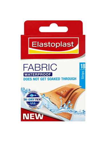 Elastoplast Waterproof Fabric Plasters 18 Strips