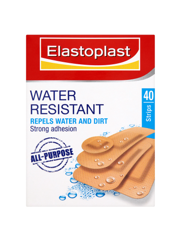 Elastoplast Water Resistant Plasters 40 Strips