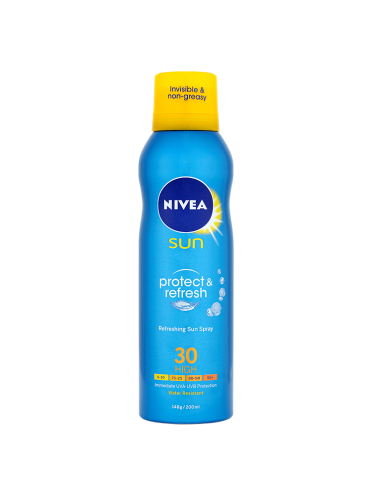 NIVEA SUN Protect & Refresh Refreshing Sun Spray 30 High 200ml 1 NIVEA SUN Protect & Refresh Refreshing Sun Spray 30 High 200ml