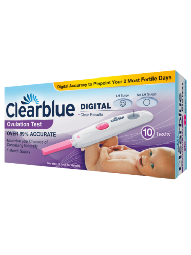 Clearblue Digital Ovulation Test Kit 10 Test Pack