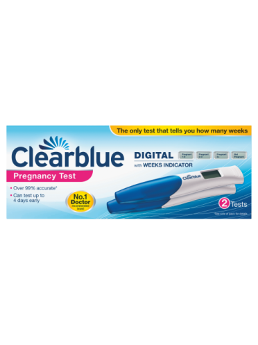 Clearblue Digital Pregnancy test with Conception Indicator, 2 tests