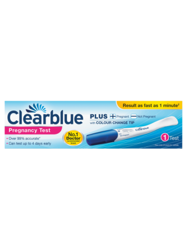 Clearblue Plus Pregnancy test kit, 1 test