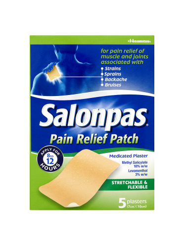 Salonpas Pain Relief Patch 5 Plasters 7cm x 10cm