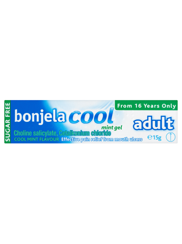 Bonjela Cool Adult Mint Gel Sugar Free 15g