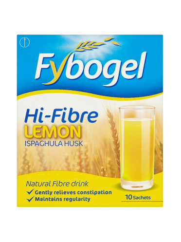 Fybogel Hi-Fibre Lemon Natural Fibre Drink 10 Sachets