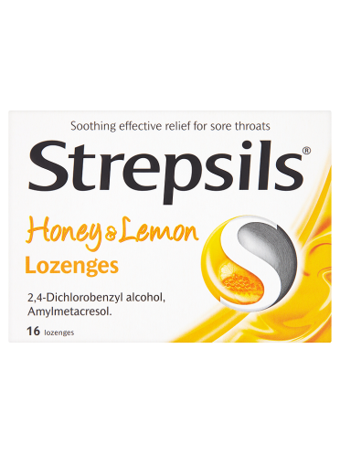 Strepsils Honey & Lemon Lozenges 16 Lozenges