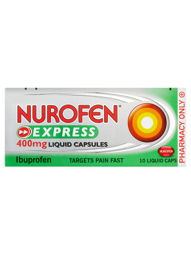 Nurofen Express 400mg Liquid Capsules 10 Liquid Caps