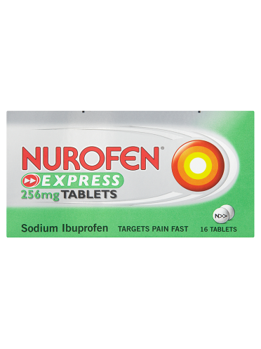 Nurofen Express 256mg Tablets 16 Tablets