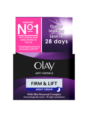 Olay Anti-Wrinkle Firm & Lift Anti-Ageing Moisturiser Night Cream 50ml