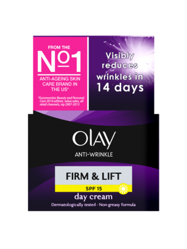 Olay Anti-Wrinkle Firm & Lift Anti-Ageing Moisturiser Day Cream SPF15 50ml