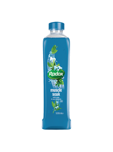 Radox Muscle Soak Bath Soak with Sage & Sea Minerals 500ml