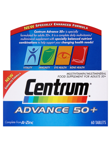 Centrum Advance 50+ 60 Tablets