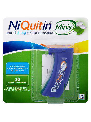 NiQuitin Minis Mint 1.5mg Lozenges 20 Lozenges