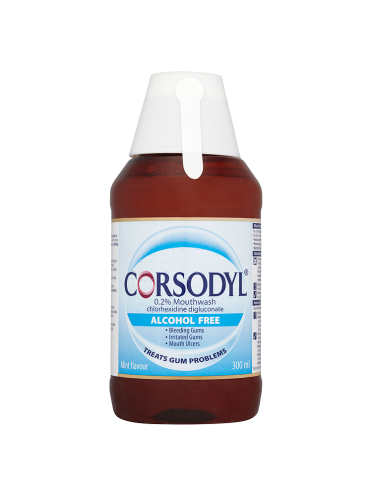 Corsodyl Mint Flavour Mouthwash 300ml