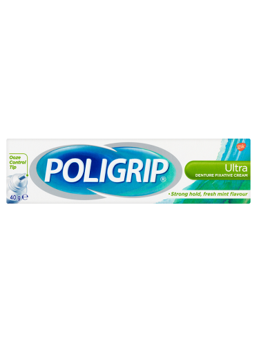 Poligrip Ultra Denture Fixative Cream 40g