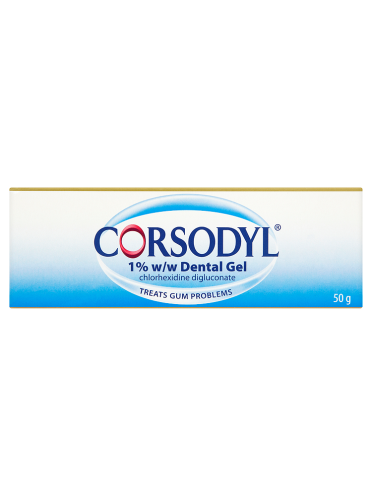 Corsodyl 1% w/w Dental Gel 50g