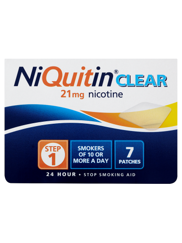 NiQuitin Clear 21mg 24 Hour Step 1 7 Patches