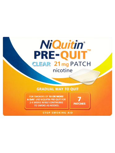 NiQuitin Pre-Quit Clear 21mg Patch 7 Patches