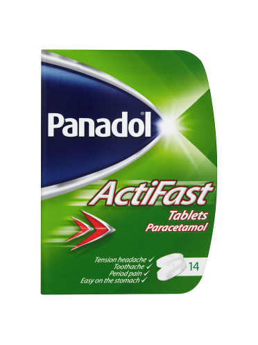 Panadol ActiFast Paracetamol 14 Tablets