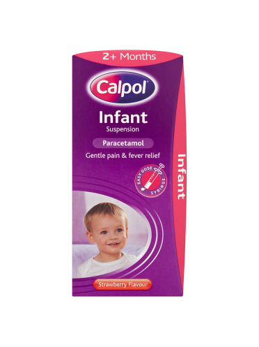 Calpol Infant Suspension Strawberry Flavour 2+ Months 100ml