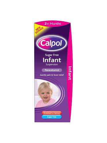 Calpol Sugar Free Infant Suspension Strawberry Flavour 2+ Months 200ml