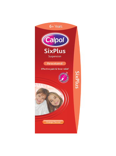 Calpol SixPlus Suspension Orange Flavour 6+ Years 200ml